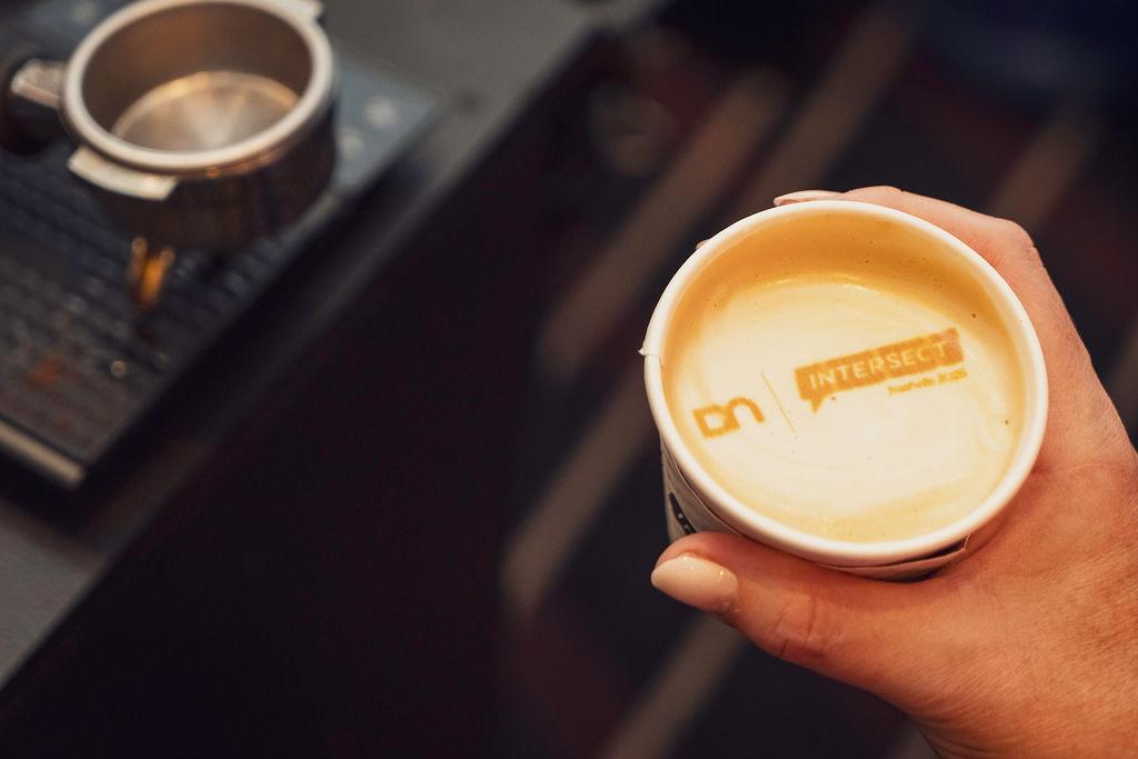 Branded latte